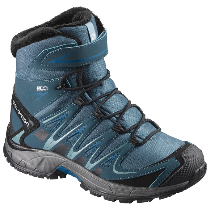 Salomon Singapore Kids Winter Boots - XA PRO 3D TS CSWP J Deep Turquoise | 18249-DCKY